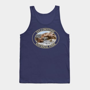 Mammoth Springs at Yellowstone National Park in Wyoming Tank Top